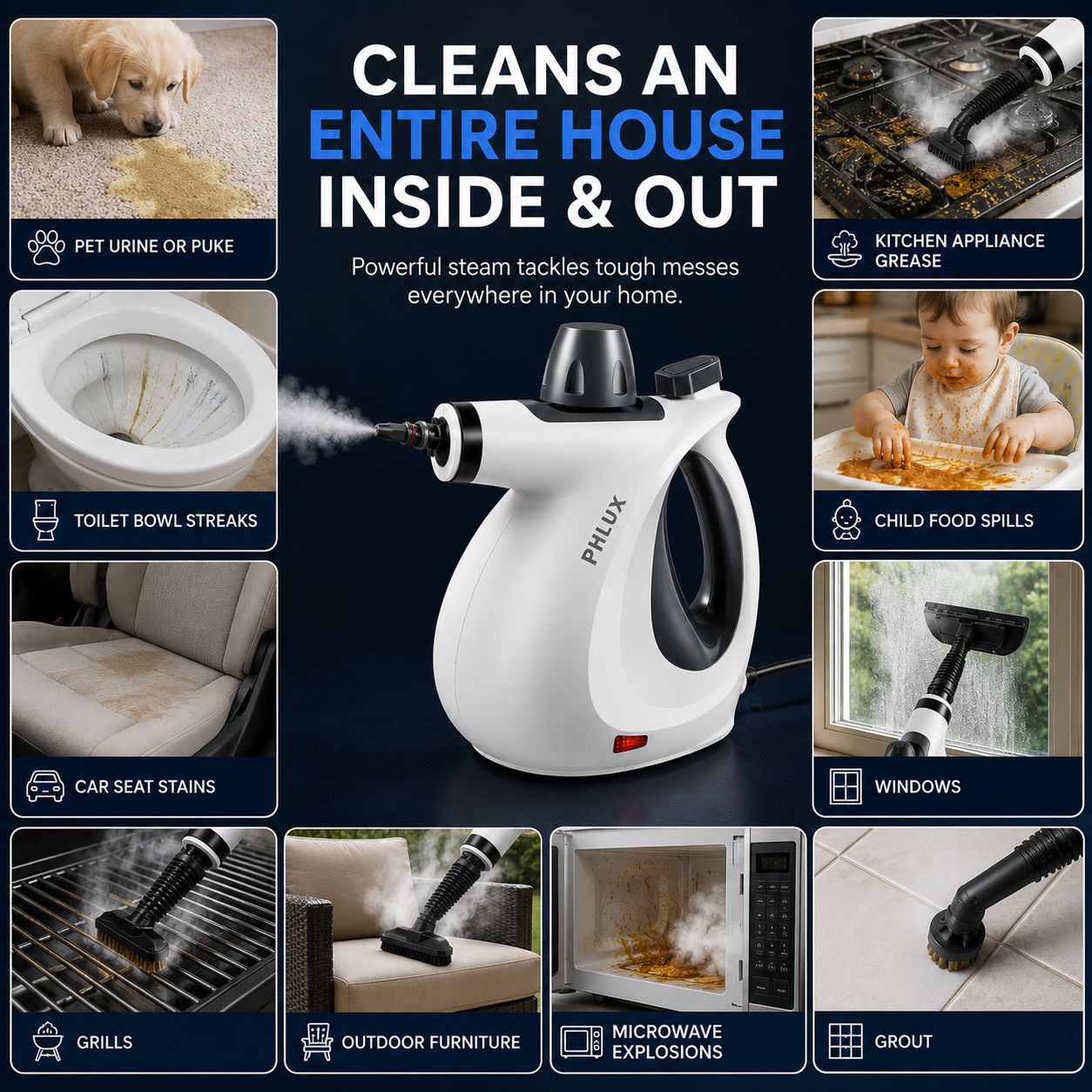 High-Pressure Steam Cleaner